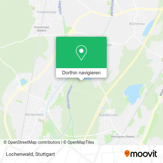 Lochenwald Karte