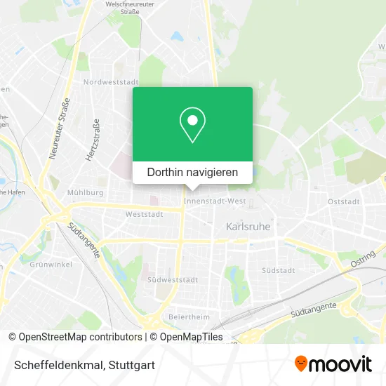 Scheffeldenkmal Karte
