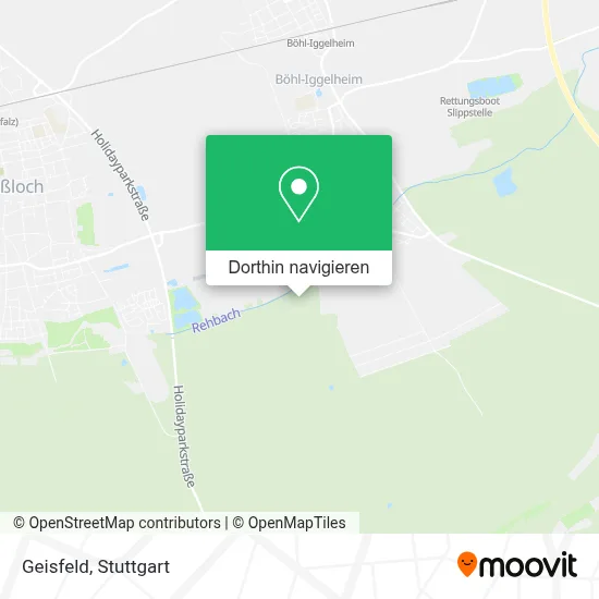 Geisfeld Karte