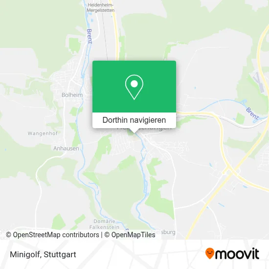 Minigolf Karte