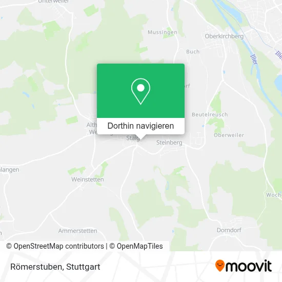 Römerstuben Karte