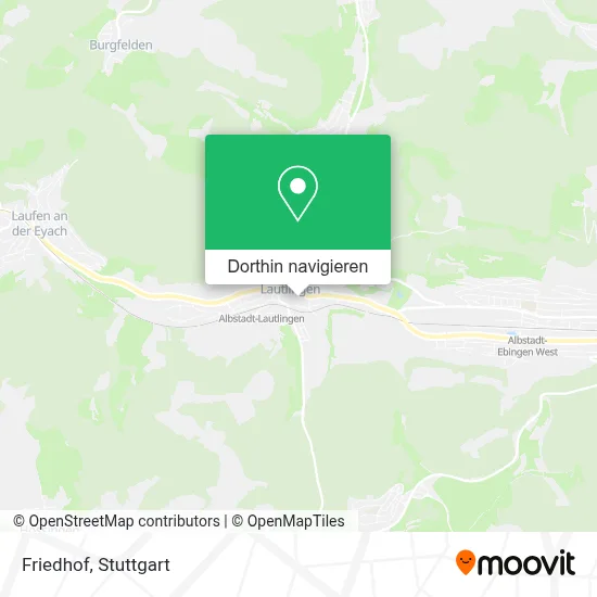 Friedhof Karte
