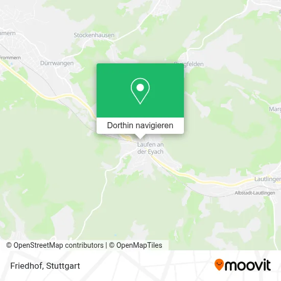 Friedhof Karte