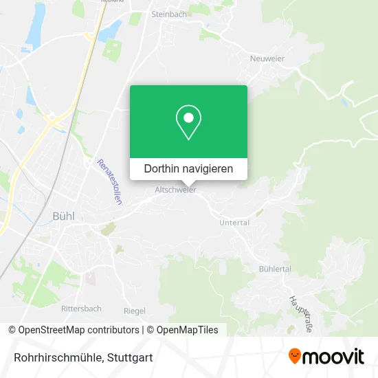 Rohrhirschmühle Karte