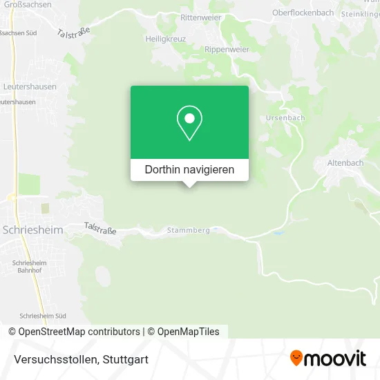 Versuchsstollen Karte