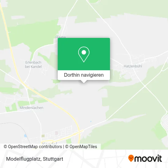 Modelflugplatz Karte