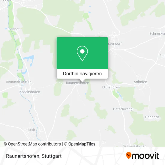 Raunertshofen Karte