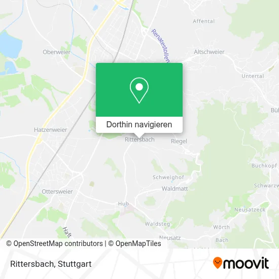 Rittersbach Karte
