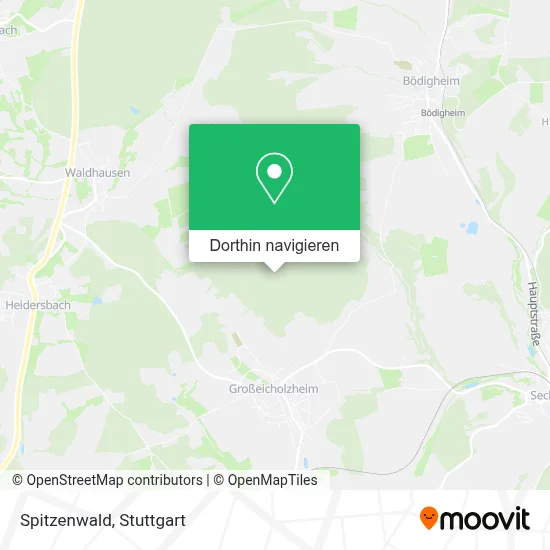 Spitzenwald Karte