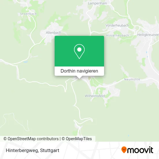 Hinterbergweg Karte