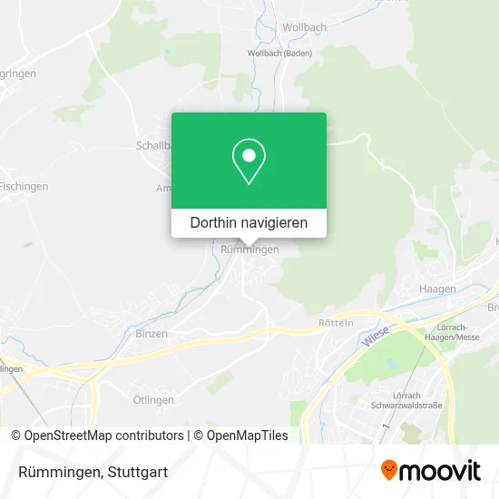 Rümmingen Karte