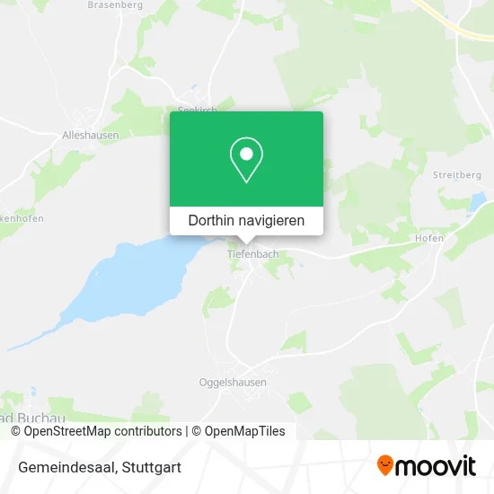 Gemeindesaal Karte