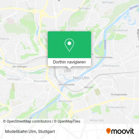 Modellbahn Ulm Karte