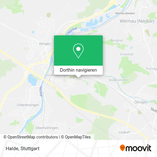 Halde Karte