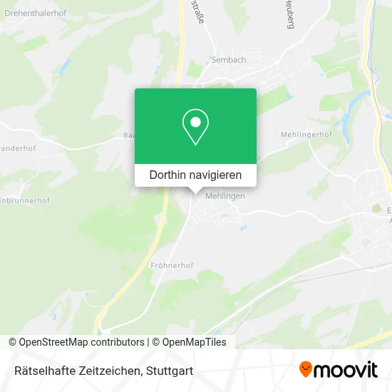 Rätselhafte Zeitzeichen Karte
