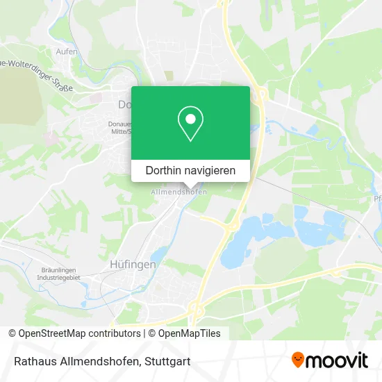Rathaus Allmendshofen Karte
