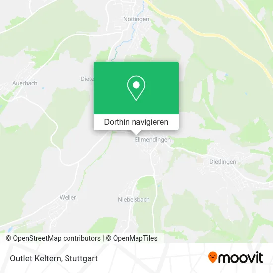 Outlet Keltern Karte