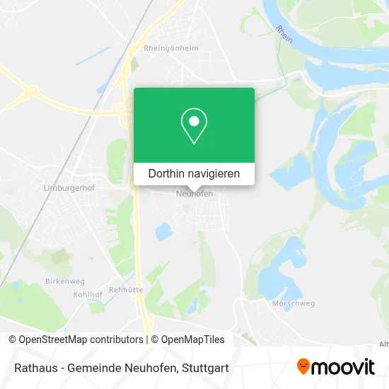 Rathaus - Gemeinde Neuhofen Karte