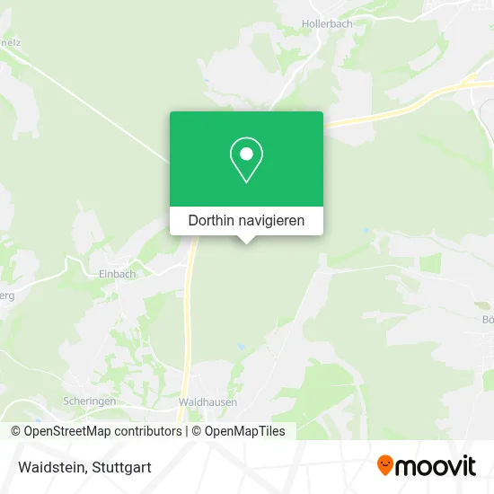 Waidstein Karte