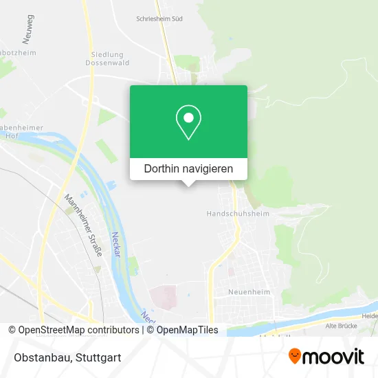 Obstanbau Karte