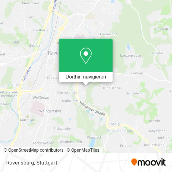 Ravensburg Karte