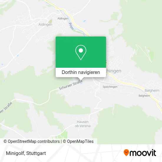 Minigolf Karte