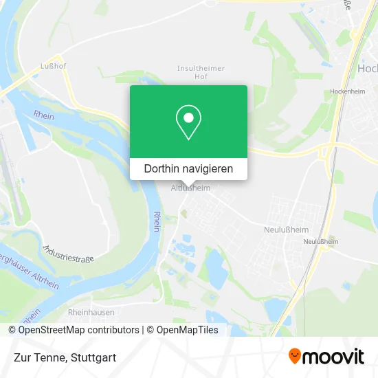 Zur Tenne Karte