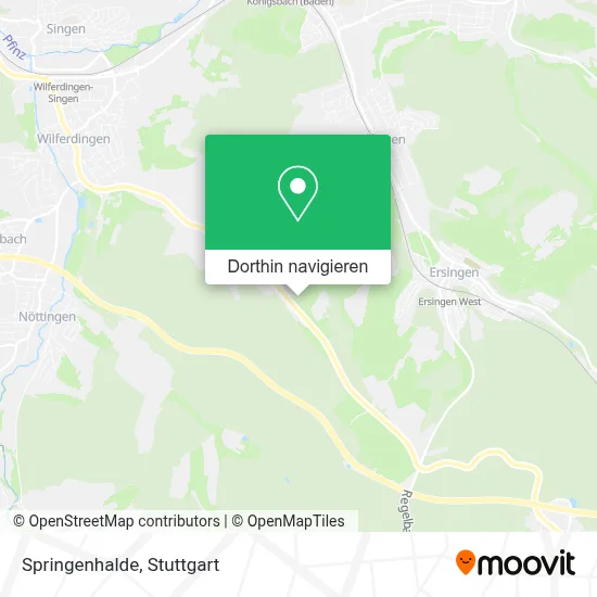 Springenhalde Karte