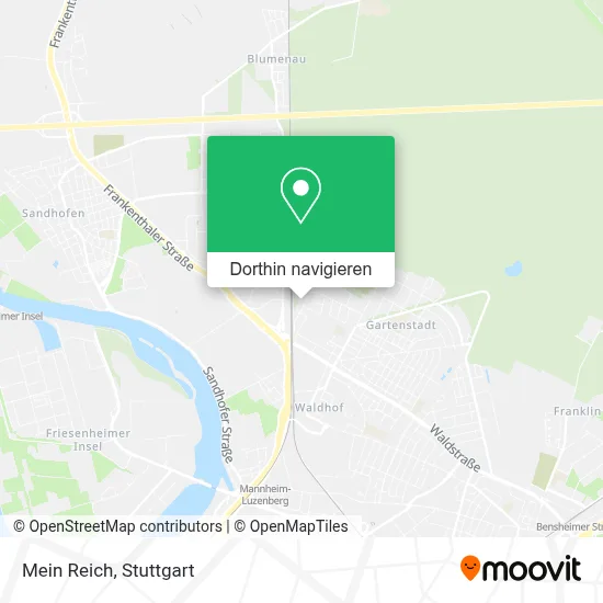 Mein Reich Karte