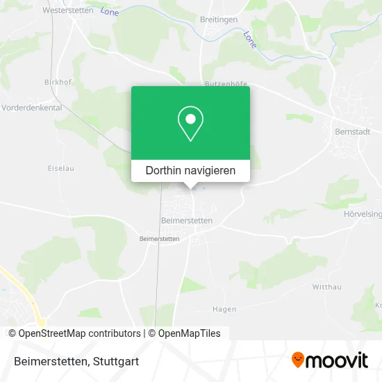 Beimerstetten Karte