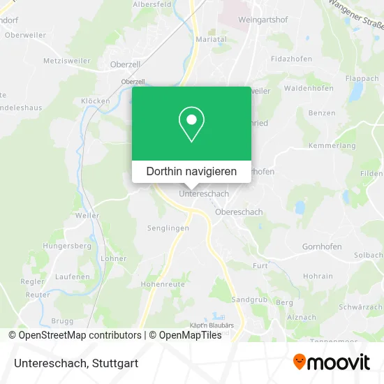 Untereschach Karte
