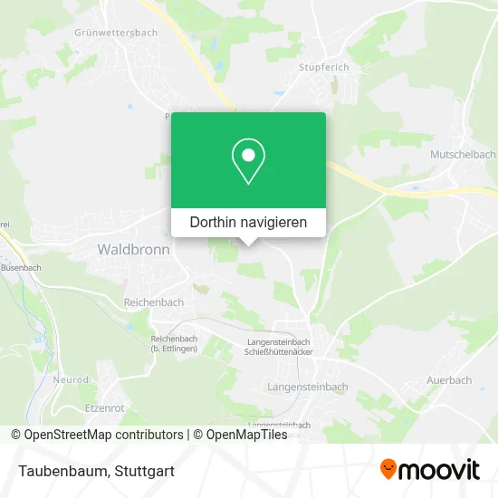 Taubenbaum Karte