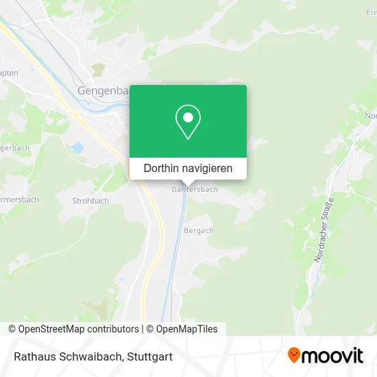 Rathaus Schwaibach Karte