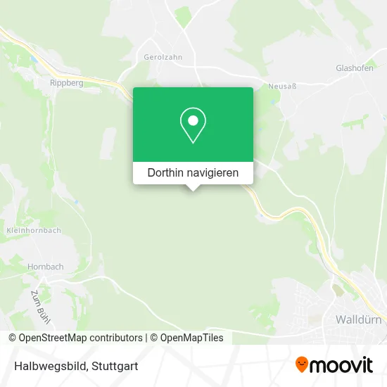 Halbwegsbild Karte