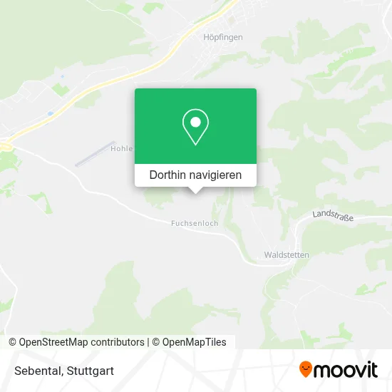 Sebental Karte