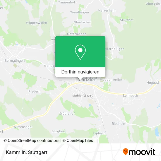 Kamm In Karte