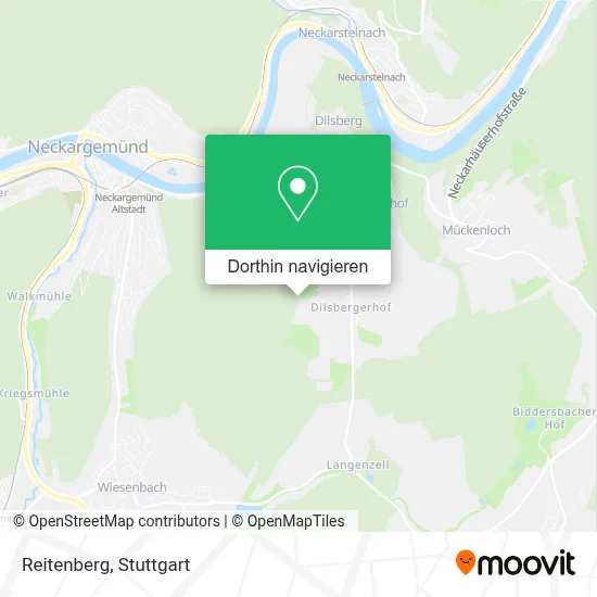 Reitenberg Karte