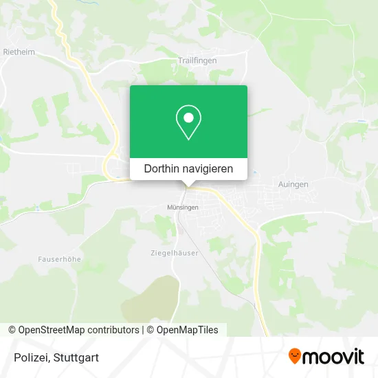 Polizei Karte