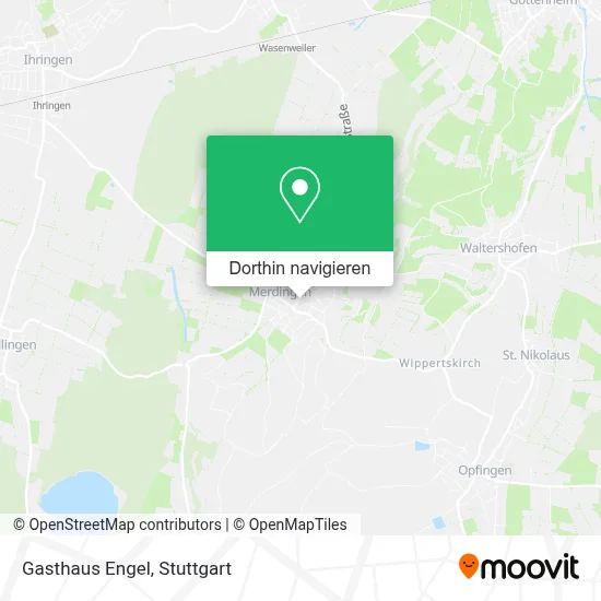 Gasthaus Engel Karte