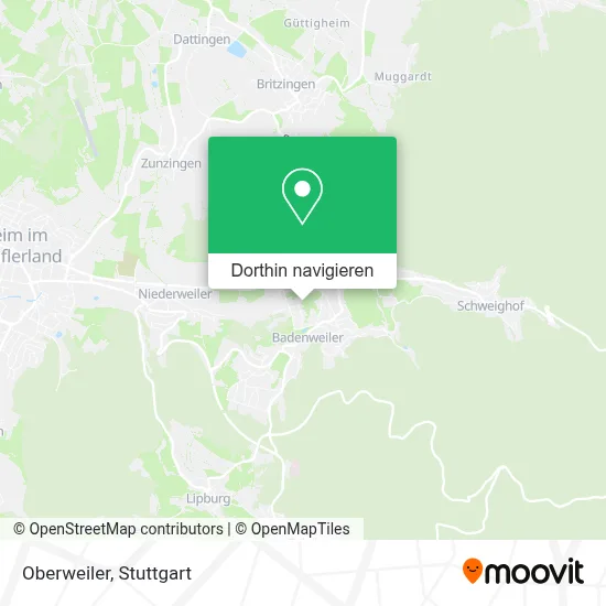 Oberweiler Karte