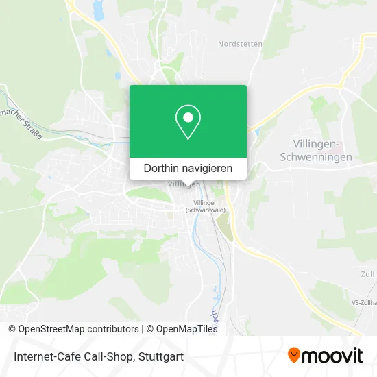Internet-Cafe Call-Shop Karte