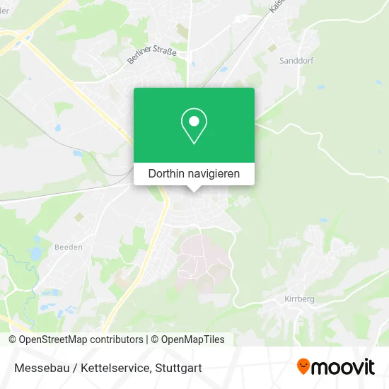 Messebau / Kettelservice Karte