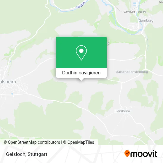 Geisloch Karte