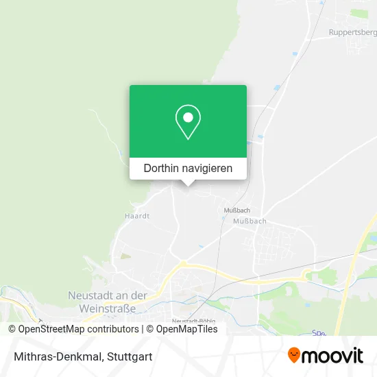 Mithras-Denkmal Karte