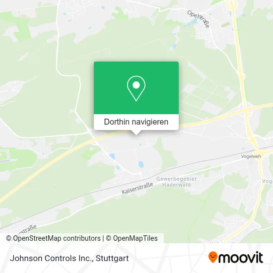 Johnson Controls Inc. Karte