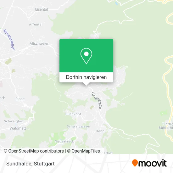 Sundhalde Karte