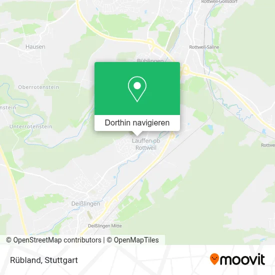 Rübland Karte