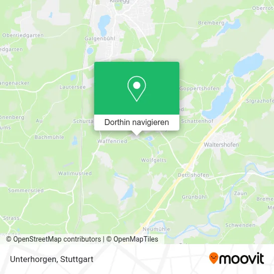 Unterhorgen Karte