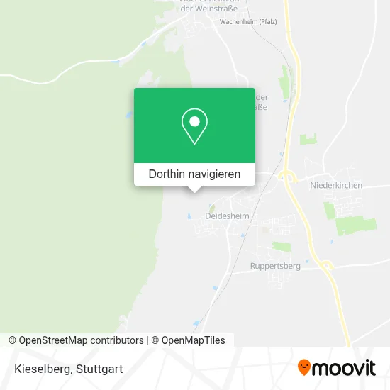 Kieselberg Karte