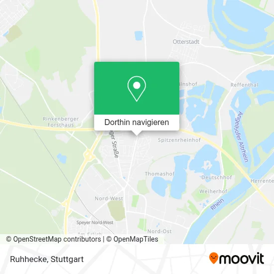 Ruhhecke Karte